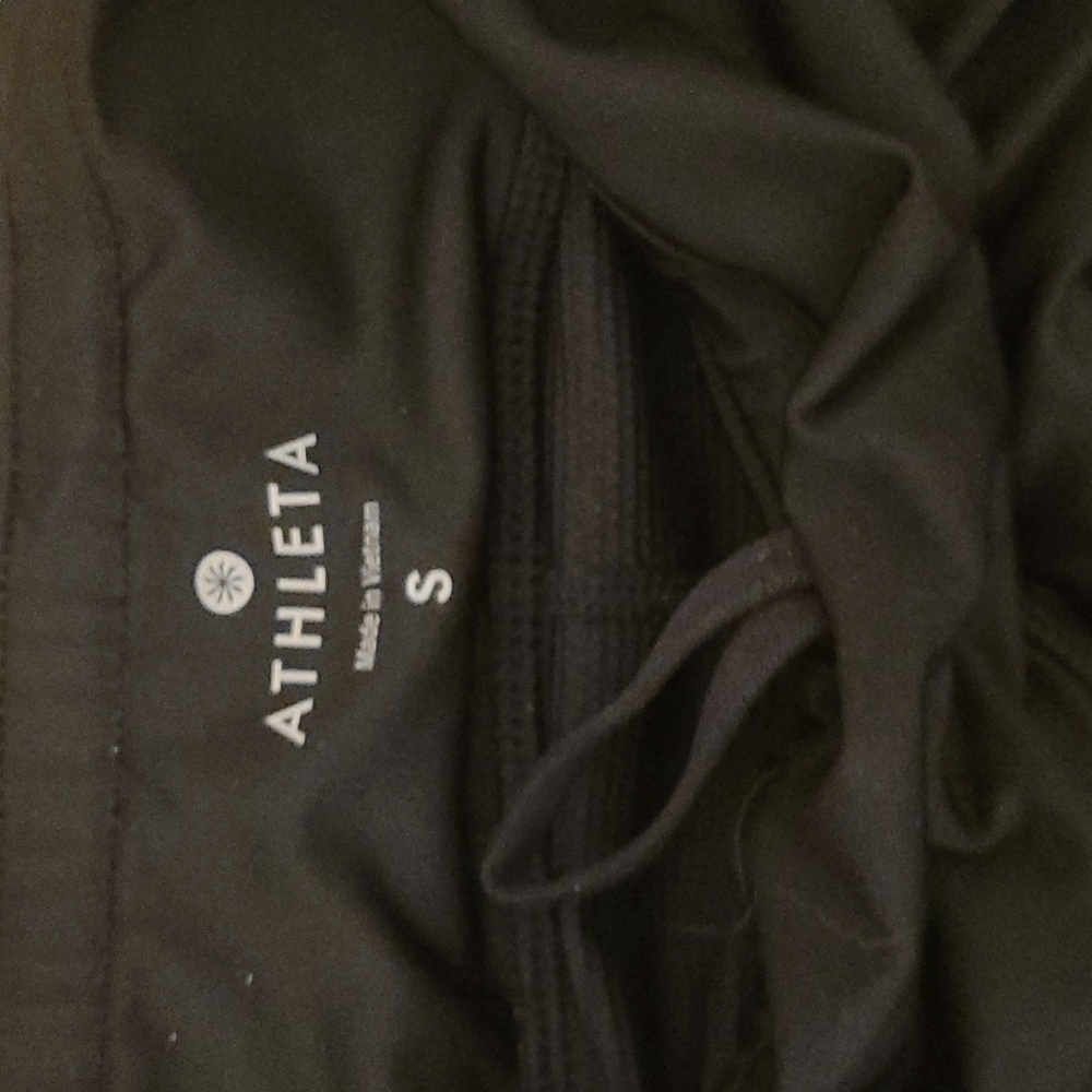 Athleta Women’s Black Swing Athletic Skort Skirt Short Rear Zip Pocket Size S - Picture 2 of 6